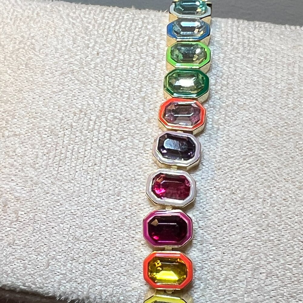 Baublebar Enamel And Multi-Color Gold Bracelet - … - image 3